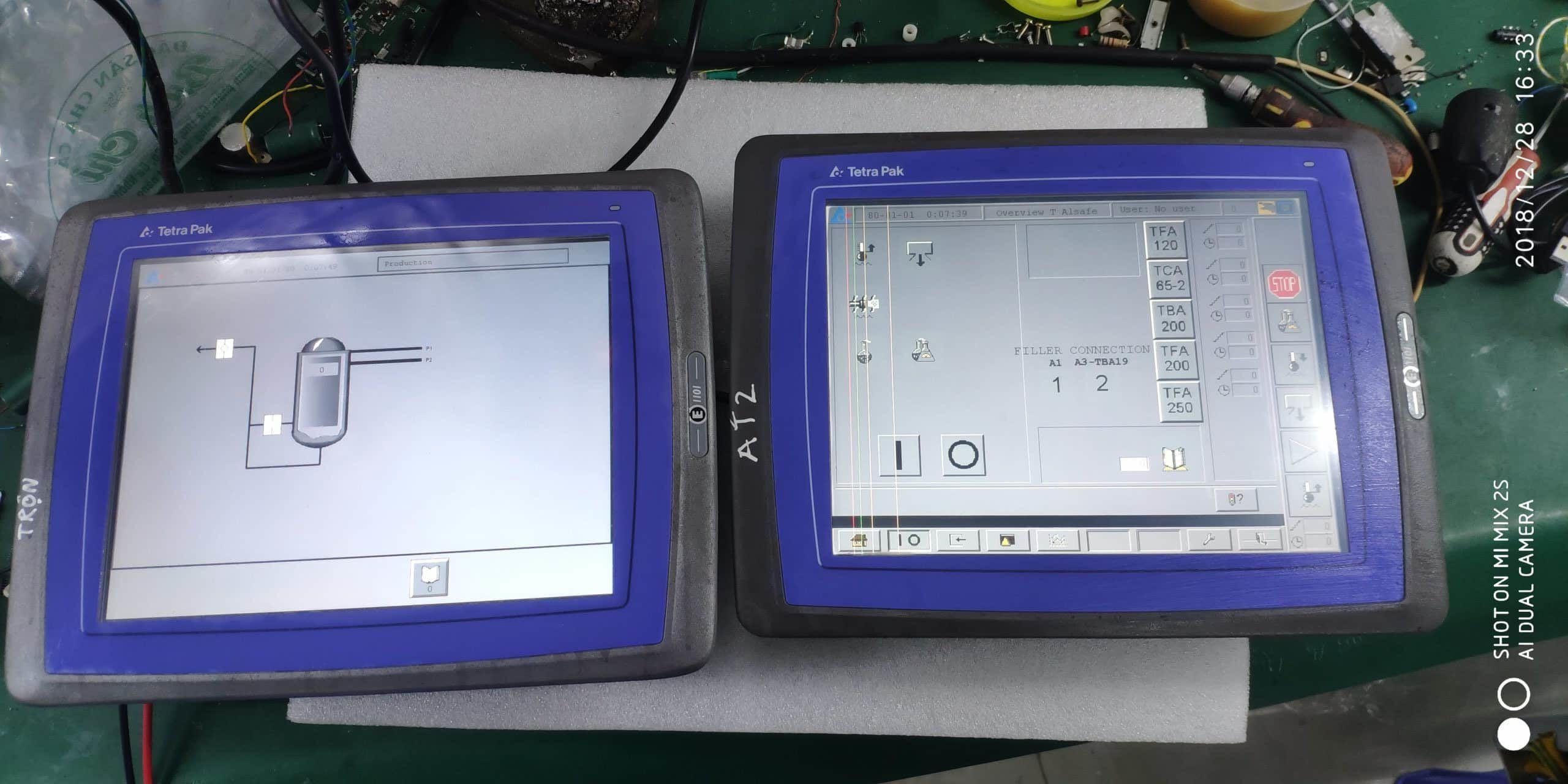 Sửa chữa màn hình HMI Nhà máy sữa Vinamilk