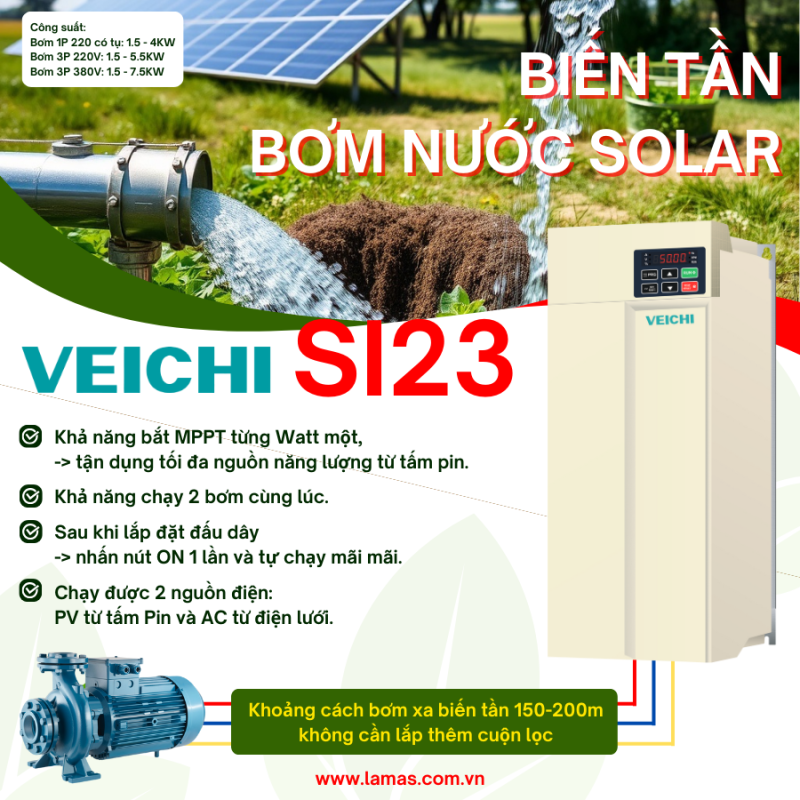 Biến tần bơm nước VEICHI SI23