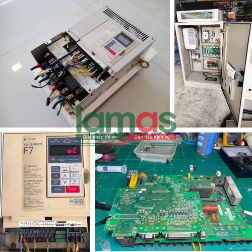 Sửa chữa biến tần Yaskawa V1000 A1000 E1000 G7 J1000 GA700 L1000