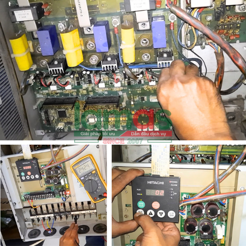 Sửa biến tần Hitachi SJ700 SJ700D SJ700N WJ200N NJ600B SJ-P1 SH1 LH1