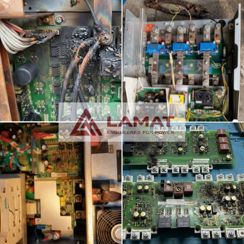Linh kiện biến tần hư hỏng