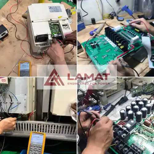 Kiểm tra board mạch biến tần
