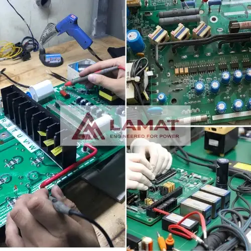 Kiểm tra board mạch biến tần