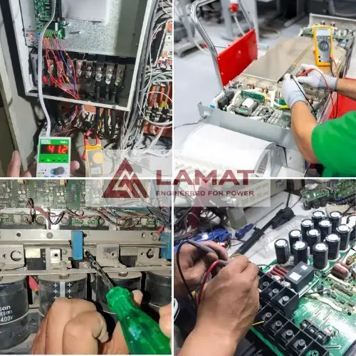 Kiểm tra linh kiện trên biến tần