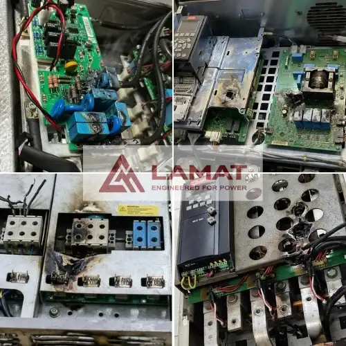 Linh kiện biến tần bị hư hỏng nặng khi tự ý sửa chữa