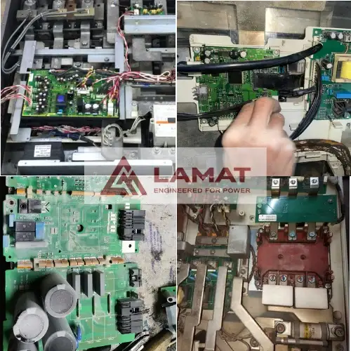 Sửa chữa, thay thế linh kiện biến tần