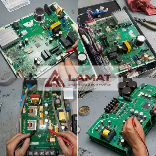 Kiểm tra linh kiện biến tần Hitachi