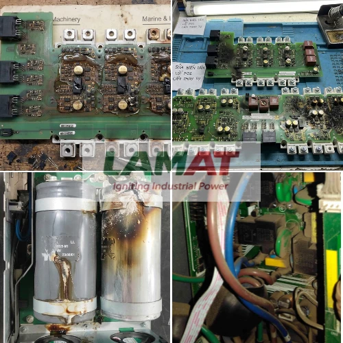 Linh kiện biến tần Siemens bị hư hỏng