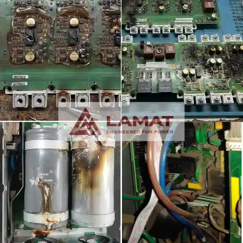 Linh kiện biến tần bị hư hỏng