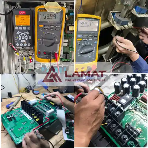 Kiểm tra board mạch biến tần