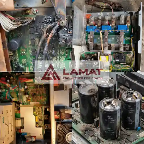 Linh kiện biến tần bị hư hỏng