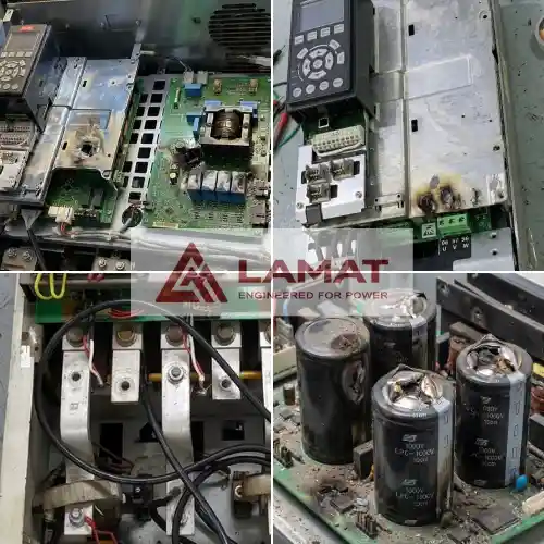 Linh kiện biến tần bị hư hỏng