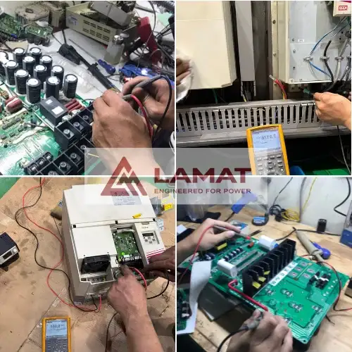 Kiểm tra linh kiện trên biến tần